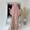 Ropa étnica Ramadán Hijab largo Khimar Prenda de oración musulmana Mujeres Abaya Hijabs Niqab Islámico Turquía Namaz Burka Musulman Eid Jilbab