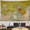 Tapisseries dôme caméras Van Gogh célèbre peinture tapisserie paysage salon maison fond suspendu tissu décoration murale TAPIZ