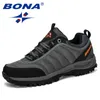 Dress Shoes BONA Arrival Hiking Shoes Man Mountain Climbing Shoes Outdoor Trainer Footwear Men Trekking Sport Sneakers Male Comfy 230714