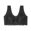 Kvinnors shapers M-5xl underkläder framstängning BRAS Kvinnor plus storlek Sömlös Push Up Brassiere Vest Top Sexig BH