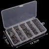 Balıkçılık kancaları 320pcs Barbless sazan balıkçılık kancaları set barbing nonsur eğri shank fishhook saç yem pistleri sazak balıkçılık mücadele 230715