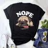 Mannen T-shirts Pugs Make Me Happy Katoenen T-shirts Kpop Ademende Zomer Korte mouwen Herenkleding Voor Mannen Zevity Camiseta Hombre Tshirt