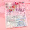 Strang Diy Perlen Armband Kit Legierung Acryl Großes Loch Handgemachte Charm Halskette Zubehör Schmuck Set Mädchen Geburtstag Geschenk