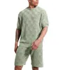 Herrspårsperioder Matchande Set Summer Personalized Sports Loose Short Sleeve Shirt Shorts Clothing 2023 Tracksuit Men 230715