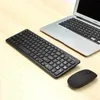 Tangentbord RYRA Silent Wireless Keyboard och Mouse Mini Universal 2.4G Mottagarkangentbord med muschokladtangenttangentbord för PC -bärbar dator 230715