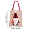 Sacs de rangement Gnome cadeau de Noël régal enfants fête d'anniversaire Goodie sac à main pour Holida