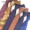 Bow Ties moda mężczyźni jedwabna ręcznie robiona krawat brązowy z uroczym paisley Ascot Gravatas luksuse pour corbatas para hombre akcesoria tk-13