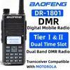Walkie Talkie Baofeng DR-1801 UV DMR Walkie Talkie Tier 1 2 Tier2 Dual Time Slot Upgrade Digital Analog Ham Two Way Radio Station Wireless Set 230714
