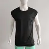 Men's T-Shirts 2023 Mens Casual T-shirt Sleeveless O-Neck Vest Baggy Tshirt Tops Summer Leisure Sports Loose T Shirts Tee Clothing For Men L230715