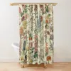 Shower Curtains Biological flower growers shower curtains retro garden plants herbal flower plant designs fabric bathroom decoration set with hooks 230714