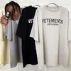 Robe Vetements édition limitée t-shirt hommes femmes 1:1 meilleure qualité lettre impression surdimensionné t-shirt hauts t-shirt