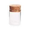 5ml 10ml 12ml Mini Glass Vials Jars In Vitro Bottles with Corks Stopper Glass Test Tube Transparent Mason Jars Bottles 100pcs JL1581