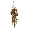 Decorative Flowers Ornamental Eco-friendly Simulation Plant High Color Fastness Wall Hanging Rattan Leaves Branches Home Improvement