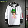 Erkek Hoodies Sweatshirts Feid Ferxxo Y2K Street Giyim Sıradan Patchwork Hoodie kurdeleleri Mektup Baskı Pullover Uzun Kollu Sweater 230714