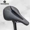 Selles de vélo ROCKBROS Selle de vélo Impression 3D Racing VTT Siège de vélo de route Polyuréthane Doux Respirant Coussin de vélo Accessoires de selle 230714