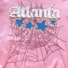 Atlanta Pink Spider herfst- en winterstraatsweater met pancapuchon 0bs4