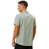 Hommes t-shirts mode rayures imprimé à manches courtes t-shirts chemise col rabattu bouton blouse décontractée vêtements d'été