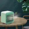 Condizionatori d'aria Raffreddatore d'aria da tavolo Nebbia d'acqua Piccolo ventilatore Ventilatore portatile ricaricabile USB Home Office Mini ventilatore elettrico Condizionatore d'aria di raffreddamento 230715