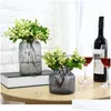 Decorative Flowers Wreaths Single Small California Berry Simation Flower Blueberry Fruit Fake Artificial Plant Living Room Decorat Dhmid