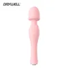 Vibrators DRYWELL 20 Snelheden Krachtige Toverstaf Speeltjes Voor Vrouwen Vrouwelijke Vibrator Clitoris Stimulator Stille Paar voor Volwassenen 18 230714