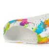 2023 Kvinnor Mens Casual Shoes Breattable Beach Shoes Woman Par Sneakers Floral Design Low Top