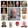 13 Tipi Spaventoso Full Head Latex Halloween Horror Divertente Cosplay Party Old Man Helmet Real Mask # 916 200929241W