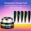 Nagellack Thermochromer Flüssigkristall Stimmung Farbwechsel UV LED Soak Off Pediküre Gel Nagellack Permanentlack Lack 230715