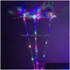 Party Favor Led Butterfly Light Sticks Lysande Fairy Wing Wand Stick Evening Toys ADT Child Usef Wholesale 3 9HC H1 Drop Delivery H Dhtuk