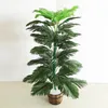 90cm 39 Cabeças Plantas Tropicais Grandes Palmeiras Artificiais Falsas Monstera Seda Folhas de Palmeiras Falsas Folhas de Plantas Para Decoração de Jardim em Casa278y