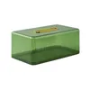 Tissue Dozen Servetten Nimf Transparante PET Tissue Box Eenvoudige Stijlvolle Desktop Opslag Auto Papieren Servet Container Woonkamer Slaapkamer Woondecoratie R230715