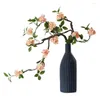 Dekorativa blommor 2st Simulering Foaming Branch Chinese Style Plum Blossom Fake Home Decoration Wedding El Party Layout Silk