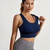 Yoga outfit plus size Sports Bras kvinnor sömlösa andningsbara fitness gym toppar med bröstkudd bh topp