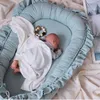 Lits bébé nid de couchage amovible pour lit berceau avec oreiller voyage parc lit bébé enfant en bas âge berceau matelas douche cadeau 230714