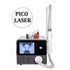 Pico Laser Pikosekunden-Maschine Akne-Behandlung Tattoo-Entfernung Hautstraffung Q-Switch Nd Yag Sommersprossen-Pigmentierungstherapie mit 4 Spitzen Facelifting-Maschine