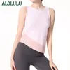 AL0LULU Canottiera sportiva da yoga T-shirt da donna con canotta da yoga