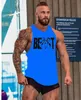 Herren-Tanktops, Fitnessstudio, Markenkleidung, Bodybuilding, Fitness, Herren-Lauf-Tanktops, Workout, Weste mit BEAST-Aufdruck, Stringer-Sportbekleidung, Muskel-Unterhemd 230714