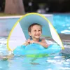 Jouet Tentes Bébé Flotteur De Natation Avec Auvent Gonflable Infant Anneau Flottant Enfants Piscine Accessoires Cercle Baignade Été Jouets Dropship 230714