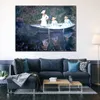 In The Norvegienne Boat at Giverny Claude Monet Painting Impressionist Art Hand-painted Canvas Wall Decor High Quality