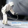 Bowls Sand Blasting Gloves For Sandblast Cabinet 60x20cm