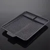 BBQ Grills BBQ Grill Pan Plate 32 x 26 cm Portable Non-Stick Coating Butane Gas Spise Cooker Plate Rectangle Korean Barbecue Plate 230714