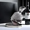 Vinglas Decanter 360 Roterande tumlare 1500 ml Decanter Dispenser Crystal Glass Bottle Wine Aerator Mirror Jug Gift Bar Dekorera Glassware 230715