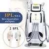 Nyaste 4 i 1 IPL RF Machine Laser Hårborttagning Skin Föryngring Maskin Ansikt Lyft Rynka Remover Tatuering Borttagning Pigmentbehandling