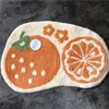 Tapijt Kers Oranje Avocado Aardbei Fruit Vormige Cartoon Keuken Mat Antislip Slaapkamer Vloer Tapijt Hal Tapijt Entree Deurmat 230714