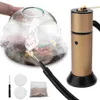 Food Cold Smoke Generator Meat Burn Smokehouse Cooking Portable Molecular Cuisine Smoking Gun for BBQ Grill Smoker Wood 201223290H