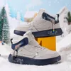 Sneakers 2023 Stivali per bambini Inverno Bambini Scarpe sportive da neve per ragazzi Moda Casual Pelle Ragazze High Top 230714