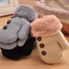 Winter Warme Baby Handschoenen Dikker Pluche Kids Jongens Meisjes Handschoenen Outdoor Sport Peuter Volledige Vinger Wanten