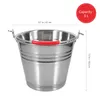 Buckets Beach Bucket Metal Pail Lid Water Ice Stainless Steel Barrel Multipurpose Home Storage Large Capacity Milk Sturdy 230714