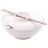 Bols Pot De Nouilles Instantanées Style Japonais Ramen Bol Ménage Mignon Riz Cuisine Soupe