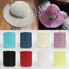 ジュエリーポーチ1roll Quality Hand-knitting Paperラフィアリボンロールロープストローボールギフトラッピングパッケージパイプ