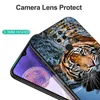 For Xiaomi Redmi Note 9 Global Phone Back Cover Black Tpu Case Lion Wolf Tiger Dragon